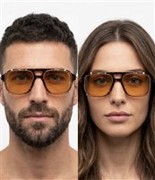 Eyeglasses frame Compositive Eyewear ALEX 53 HAVANA - ALEX 53 HAVANA